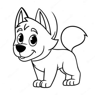 Balto Kleurplaat | Balto kleurplaat