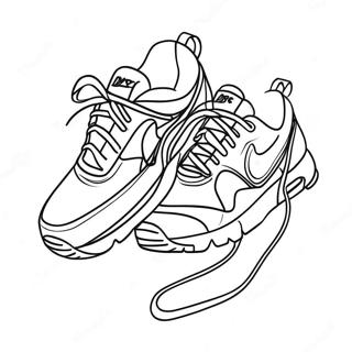 Air Max Sneakers Kleurplaat | Air Max kleurplaat