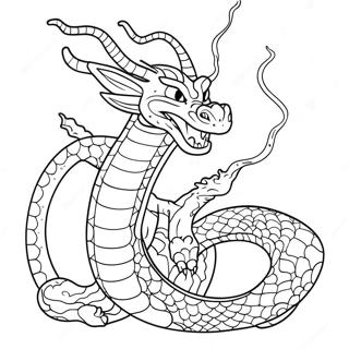 Shenron Draak Kleurplaat | Shenron kleurplaat