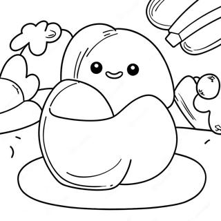 Mochi Kleurplaat | Mochi kleurplaat