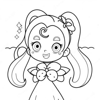 Kleurplaat van Precure | Precure kleurplaat