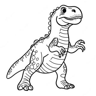 T Rex Kleurplaat | T Rex kleurplaat