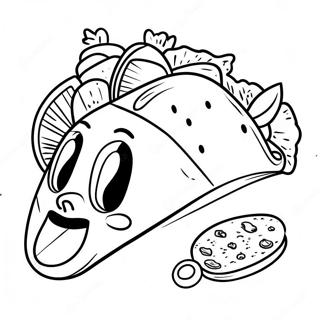 Taco Kleurplaat | Taco kleurplaat
