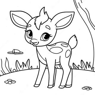 Bambi Kleurplaat | Bambi kleurplaat