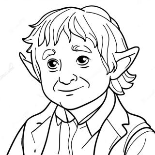 Bilbo Baggins Avontuur Kleurplaat | Hobbit kleurplaat