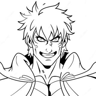 Ichigo in Shinigami Outfit Kleurplaat | Ichigo kleurplaat