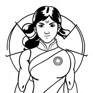 Korra Kleurplaat | Korra kleurplaat