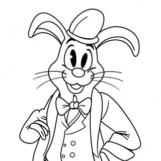 Roger Rabbit Kleurplaat | Roger Rabbit kleurplaat