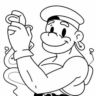 Popeye Kleurplaat | Popeye kleurplaat