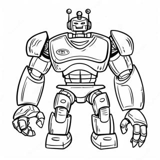 Real Steel Robot Kleurplaat | Echte Staal kleurplaat