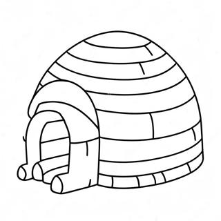 Iglo Kleurplaat | Igluo kleurplaat