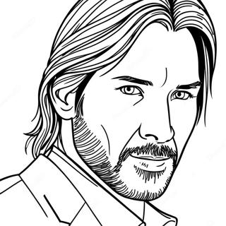 John Wick Kleurplaat | John Wick kleurplaat
