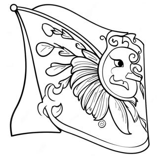 Banner Kleurplaat | Banner kleurplaat
