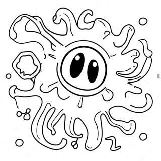 Germs Kleurplaat | Bacteriën kleurplaat