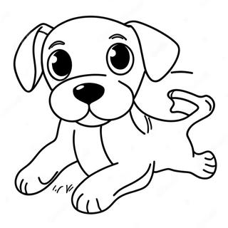 Hondenschedel Kleurplaat | Hond Bot kleurplaat