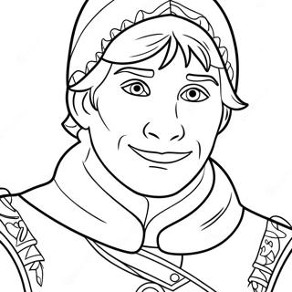 Kleurplaat van Kristoff | Kristoff kleurplaat
