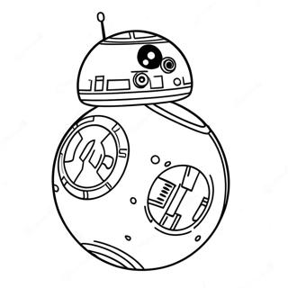 BB8 Kleurplaat | BB8 kleurplaat