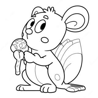 Kleurplaat van Spider Ham | Spin Ham kleurplaat
