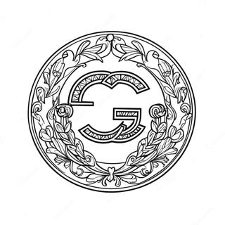 Gucci Logo Kleurplaat | Gucci kleurplaat