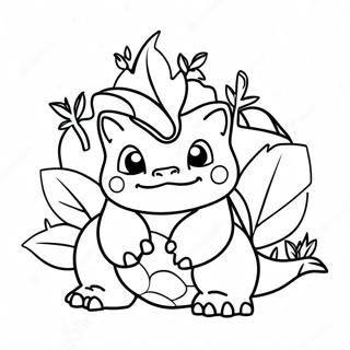Ivysaur Kleurplaat | Ivysaur kleurplaat