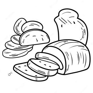 Brood Kleurplaat | Brood kleurplaat
