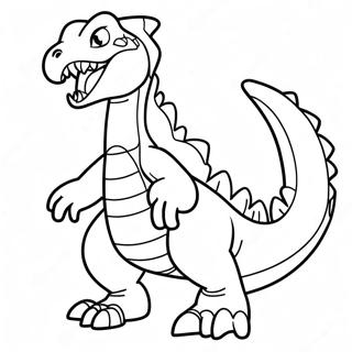 Garchomp Kleurplaat | Garchomp kleurplaat