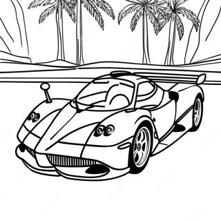 Pagani Kleurplaat | Pagani kleurplaat