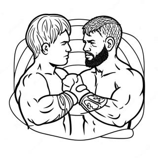 UFC Kleurplaat | UFC kleurplaat
