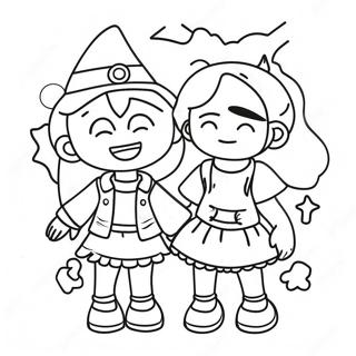 Dream SMP Personages Kleurplaat | DSMP kleurplaat