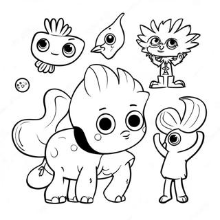 Kiff Personages Kleurplaat | Kiff kleurplaat