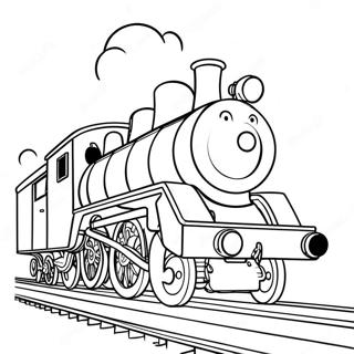 Wilson de Locomotief Kleurplaat | Chuggington kleurplaat