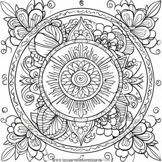 Genezing Mandala Kleurplaat | Genezing kleurplaat