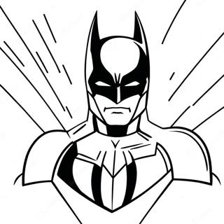Futuristische Batman Beyond Kleurplaat | Batman Beyond kleurplaat