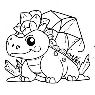 Venusaur met Kleurrijke Bloemen Kleurplaat | Venusaur kleurplaat