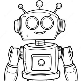 Rob de Robot Kleurplaat | Rob de Robot kleurplaat