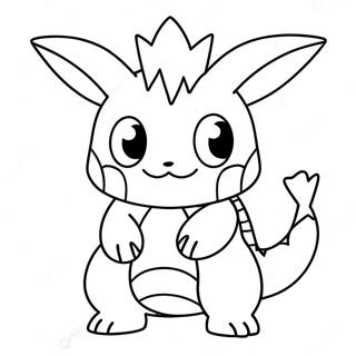 Mega Pokemon Kleurplaat | Mega Pokemon kleurplaat