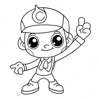 Cyberchase Kleurplaat | Cyberchase kleurplaat