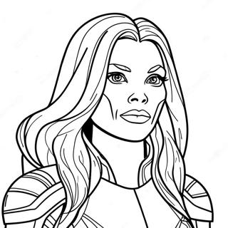 Gamora Kleurplaten