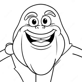 Grimace Personage Kleurplaat | Grimace kleurplaat