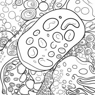 Bacteriën Kleurplaat | Bacteriën kleurplaat