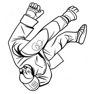 Jiu Jitsu Kleurplaten