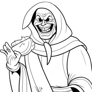 Artistieke Terrifier Personage Kleurplaat | Terrifier kleurplaat