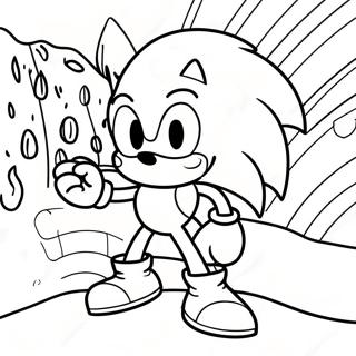 Sonic Underground Kleurplaat | Sonic Underground kleurplaat
