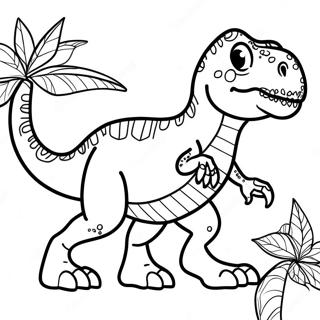 T-Rex Kleurplaat | Trex kleurplaat