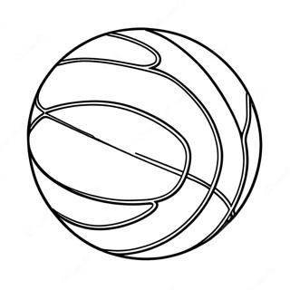 Basketbal Kleurplaat | Basketbal kleurplaat