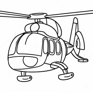 Airbus Helikopter Kleurplaat | Airbus kleurplaat