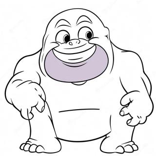 Grimace Shake Kleurplaat | Grimace Shake kleurplaat