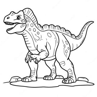 Carnotaurus Kleurplaat | Carnotaurus kleurplaat