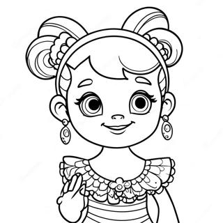 Fancy Nancy Kleurplaat | Fancy Nancy kleurplaat