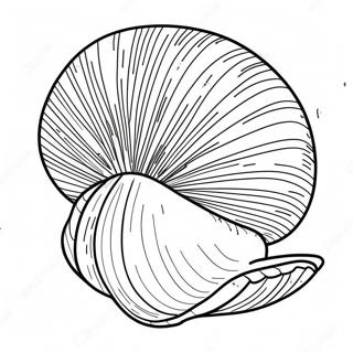 Schelp Kleurplaat | Schelp kleurplaat